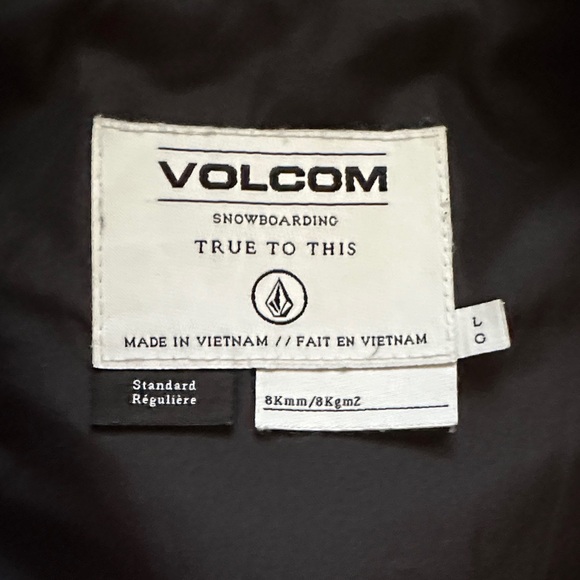 Volcom Men's Black Snowboard Jacket - Picture 2 of 4